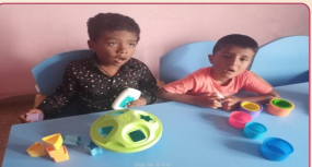 Play and learning with sorting toys